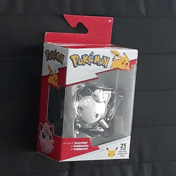 Pokemon 25th Celebration Silver Jigglypuff Battle Figurine - Pokemon Collectibl - Picture 6 of 9